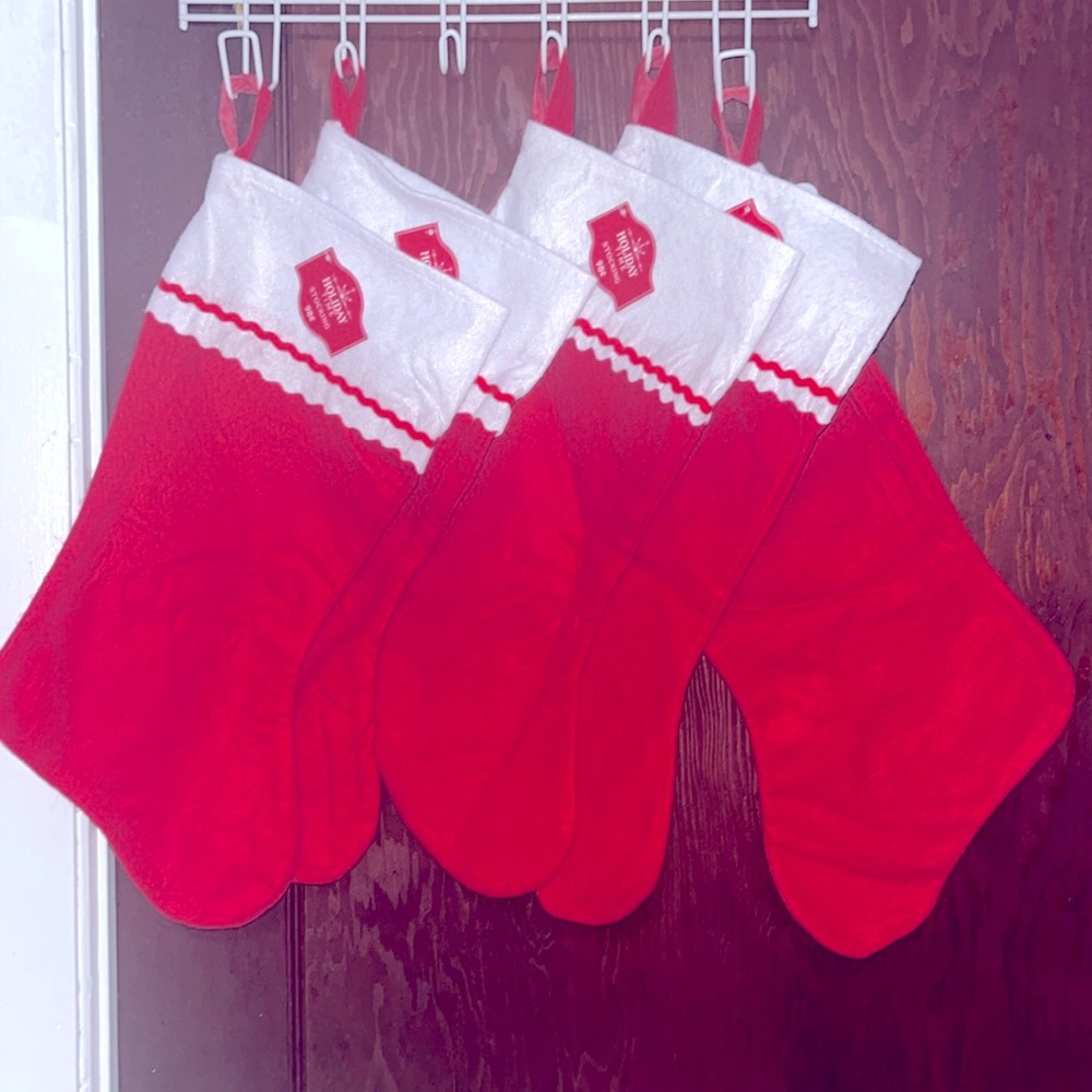 5Pcs Holiday Time Stockings